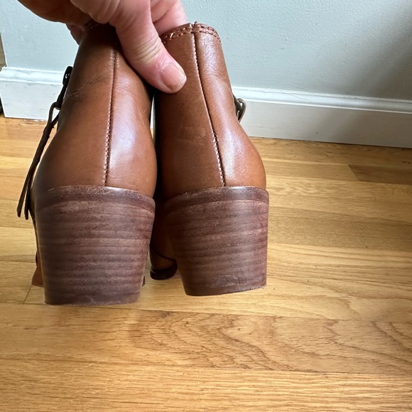 Madewell tan leather ankle boots perfect condition size 7 - Picture 6 of 6